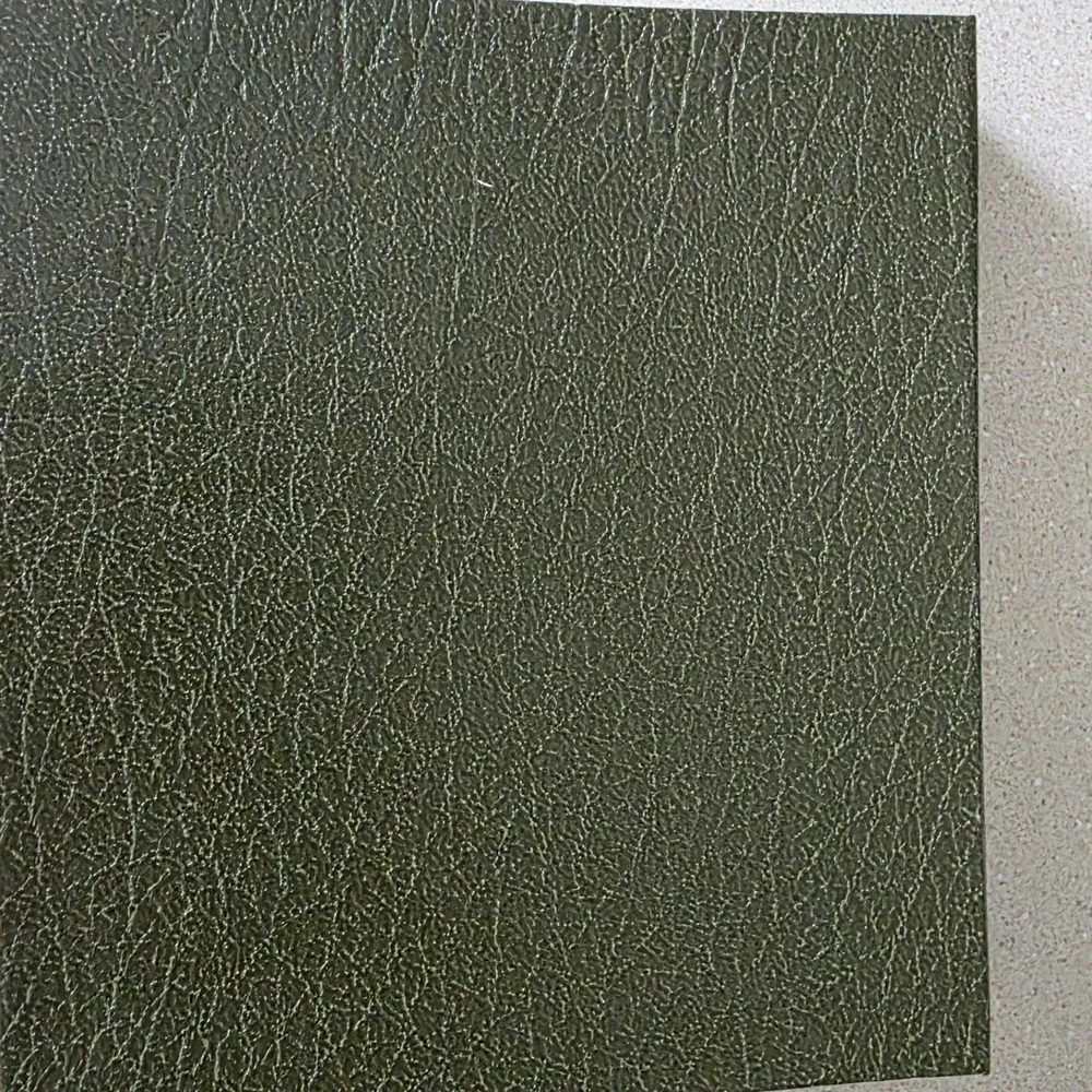 Loose Leaf Address Book 6.5x5.5 Green Vintage Jet Line Central MCM USA